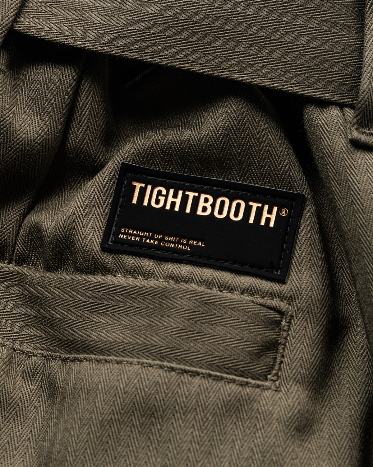TIGHTBOOTH PRODUCTION HERRINGBONE BALOON PANTS