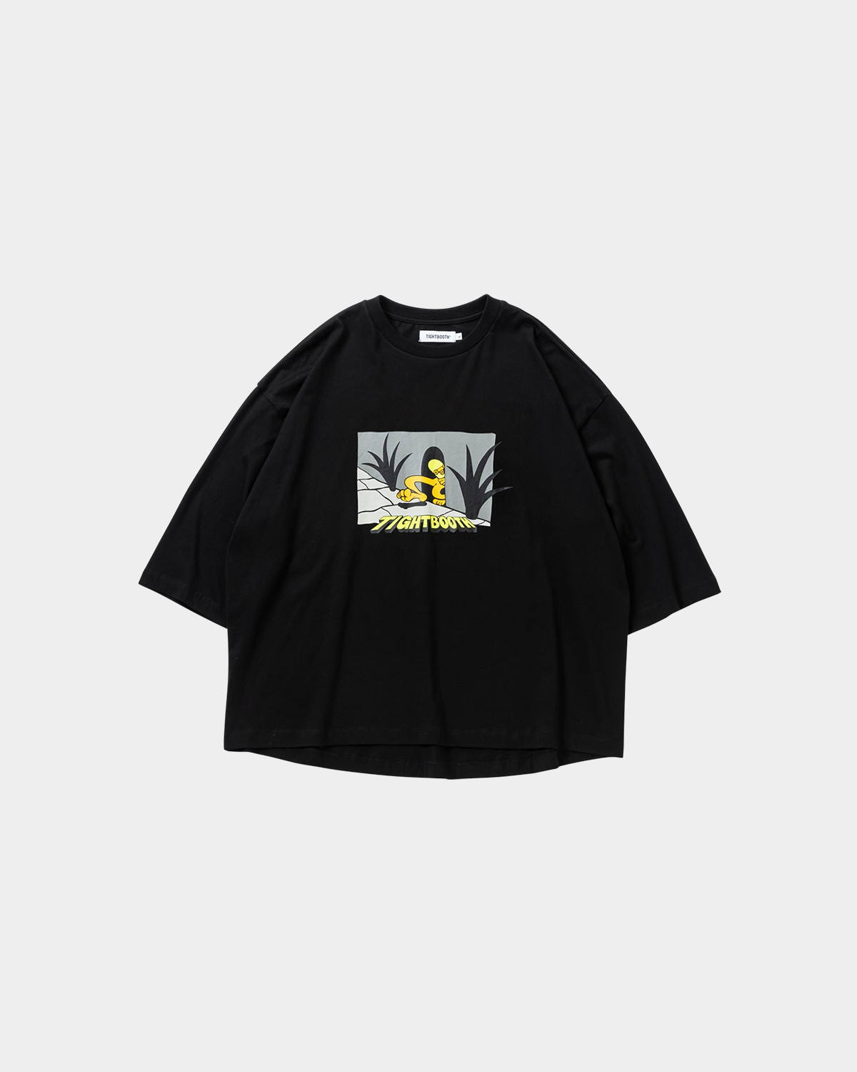 TIGHTBOOTH PRODUCTION BIG YELLOW 3:4 SLEEVE T-SHIRT