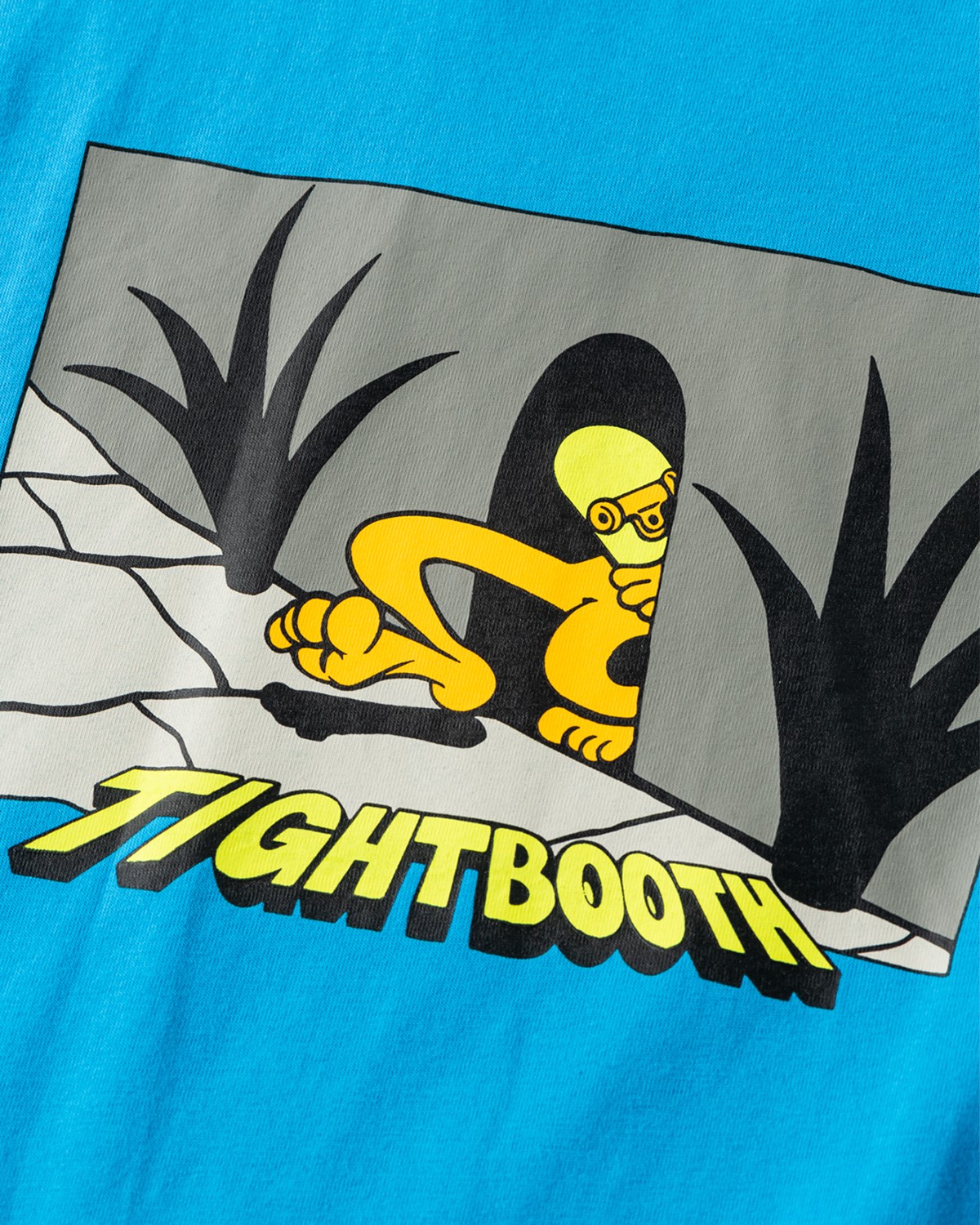 TIGHTBOOTH PRODUCTION BIG YELLOW 3:4 SLEEVE T-SHIRT
