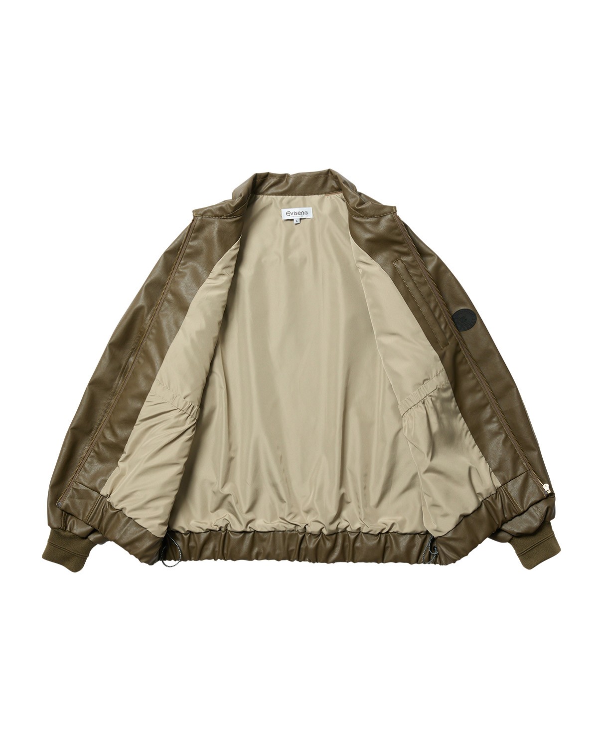 EVISEN SKATEBOARDS POSTMAN FAUX LEATHER JACKET