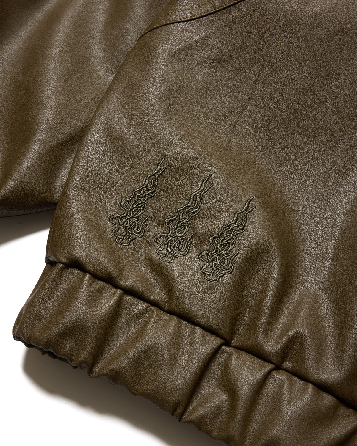 EVISEN SKATEBOARDS POSTMAN FAUX LEATHER JACKET