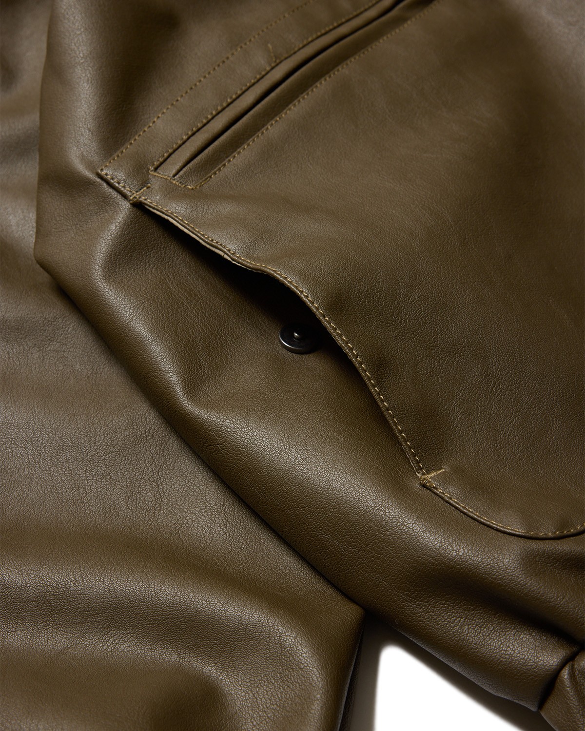 EVISEN SKATEBOARDS POSTMAN FAUX LEATHER JACKET