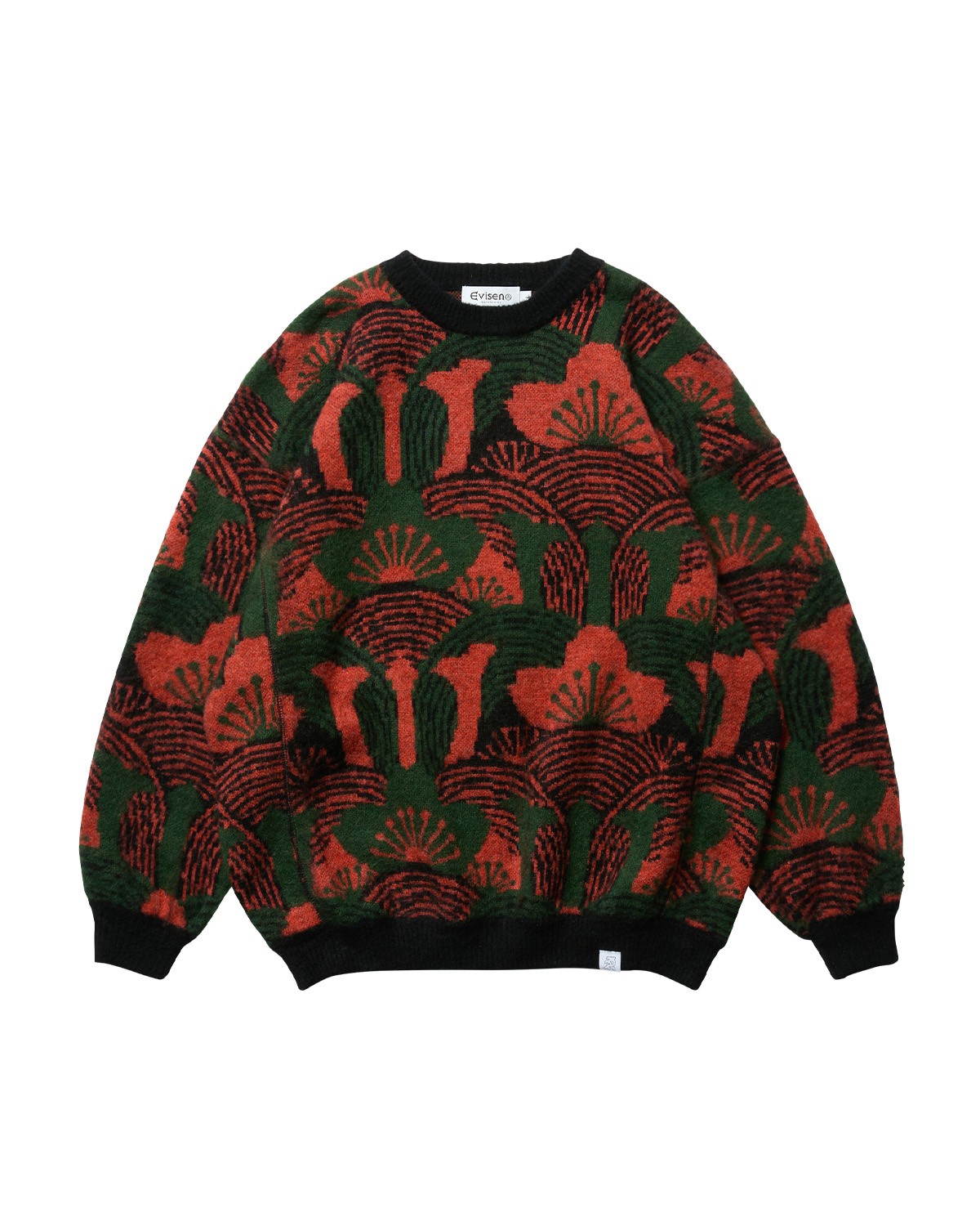 EVISEN SKATEBOARDS KABUTO MOHAIR CREW KNIT