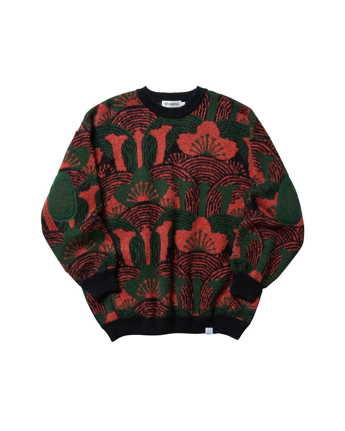 EVISEN SKATEBOARDS KABUTO MOHAIR CREW KNIT