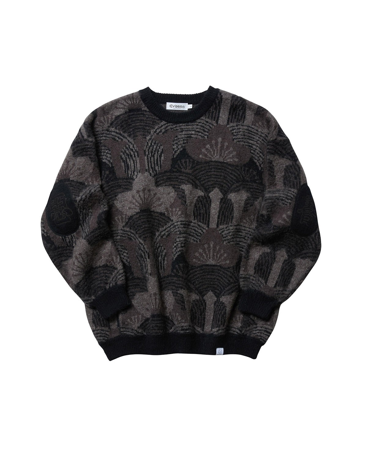 EVISEN SKATEBOARDS KABUTO MOHAIR CREW KNIT