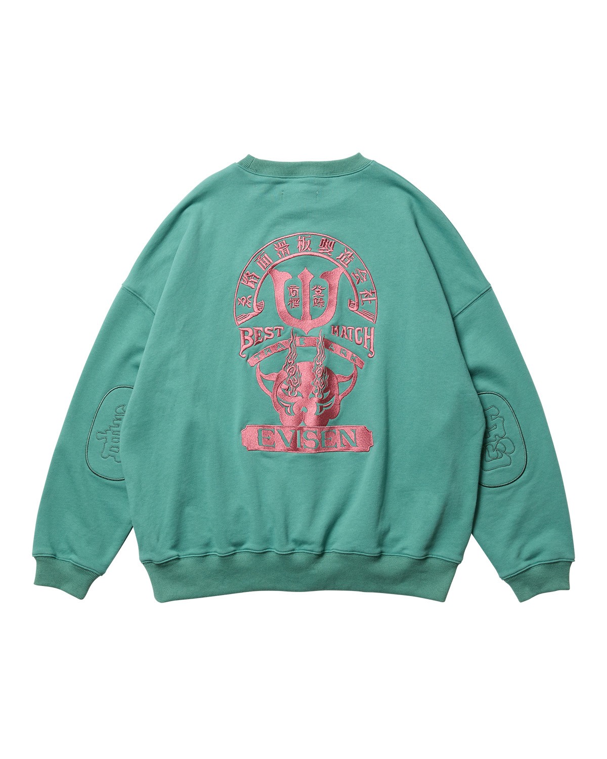 EVISEN SKATEBOARDS TIGER MATCH ENBLEM CREW SWEAT