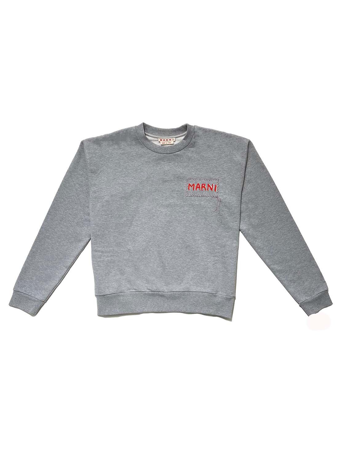 MARNI LOOPBACK COTTON JERSEY MERANGE SWEATSHIRT