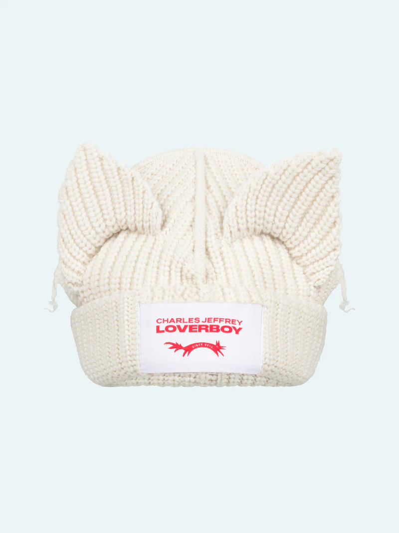 Charles jeffrey Loverboy ALPACA CHUNKY EARS BEANIE