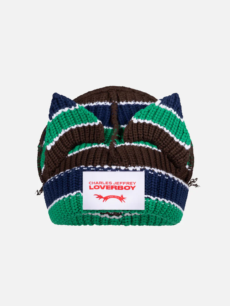 Charles jeffrey Loverboy ALPACA CHUNKY EARS BEANIE