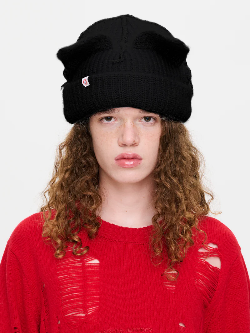 Charles jeffrey Loverboy ALPACA CHUNKY EARS BEANIE