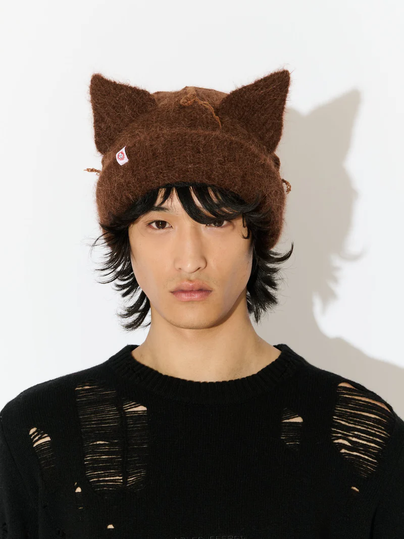 Charles jeffrey Loverboy ALPACA CHUNKY EARS BEANIE