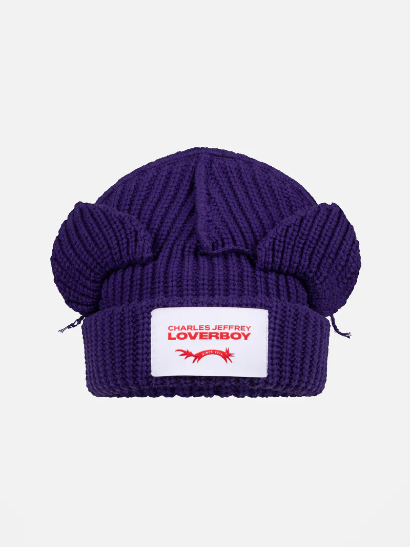 Charles jeffrey Loverboy ALPACA CHUNKY EARS BEANIE