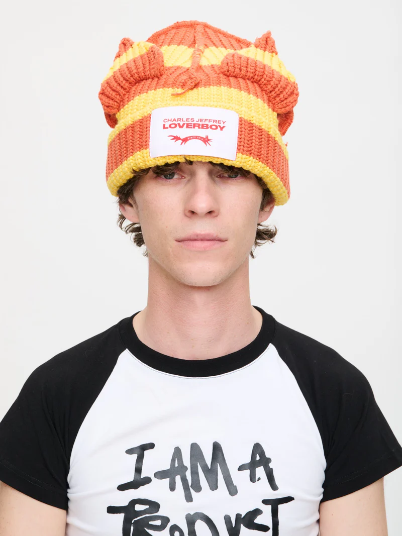 Charles jeffrey Loverboy ALPACA CHUNKY EARS BEANIE