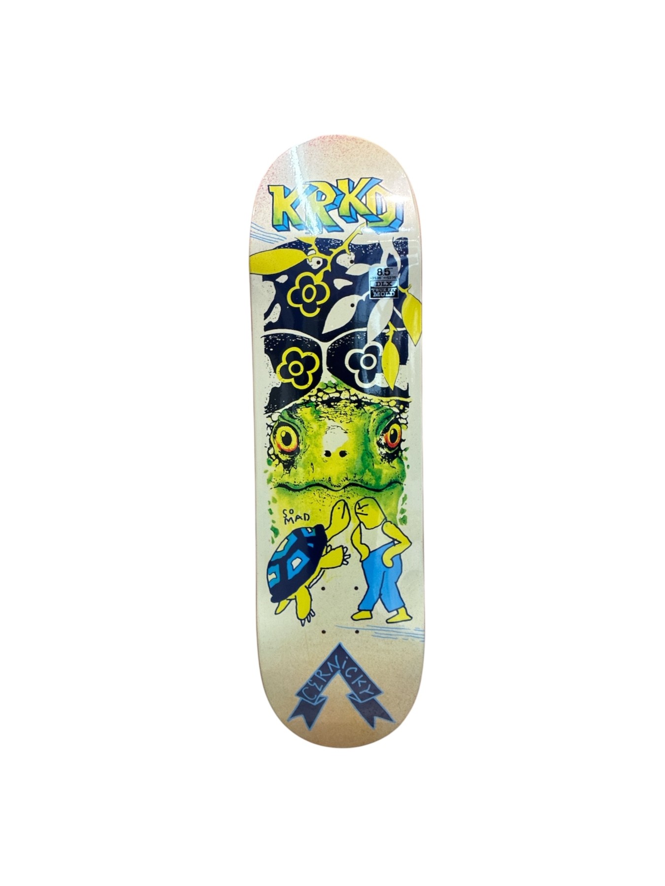 KROOKED SKATEBOARDS CERNICKY MAD TURTLE 8.5