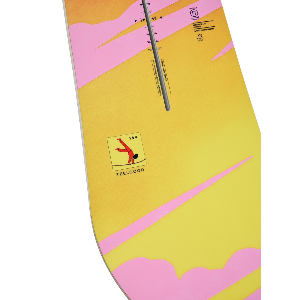 BURTON ウィメンズ Burton フィールグッド キャンバー スノーボード Tight Rope