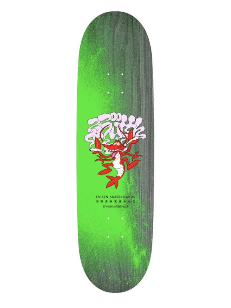 Evisen Skateboards SUPER FOOTBALL SHRIMP 8.8