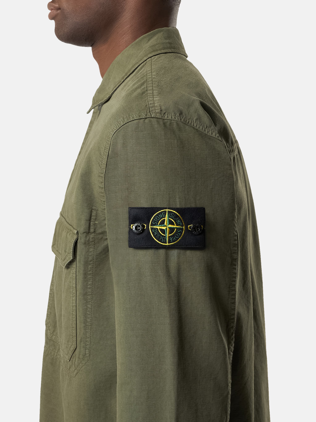 STONE ISLAND ORGANIC COTTON RIPSTOP