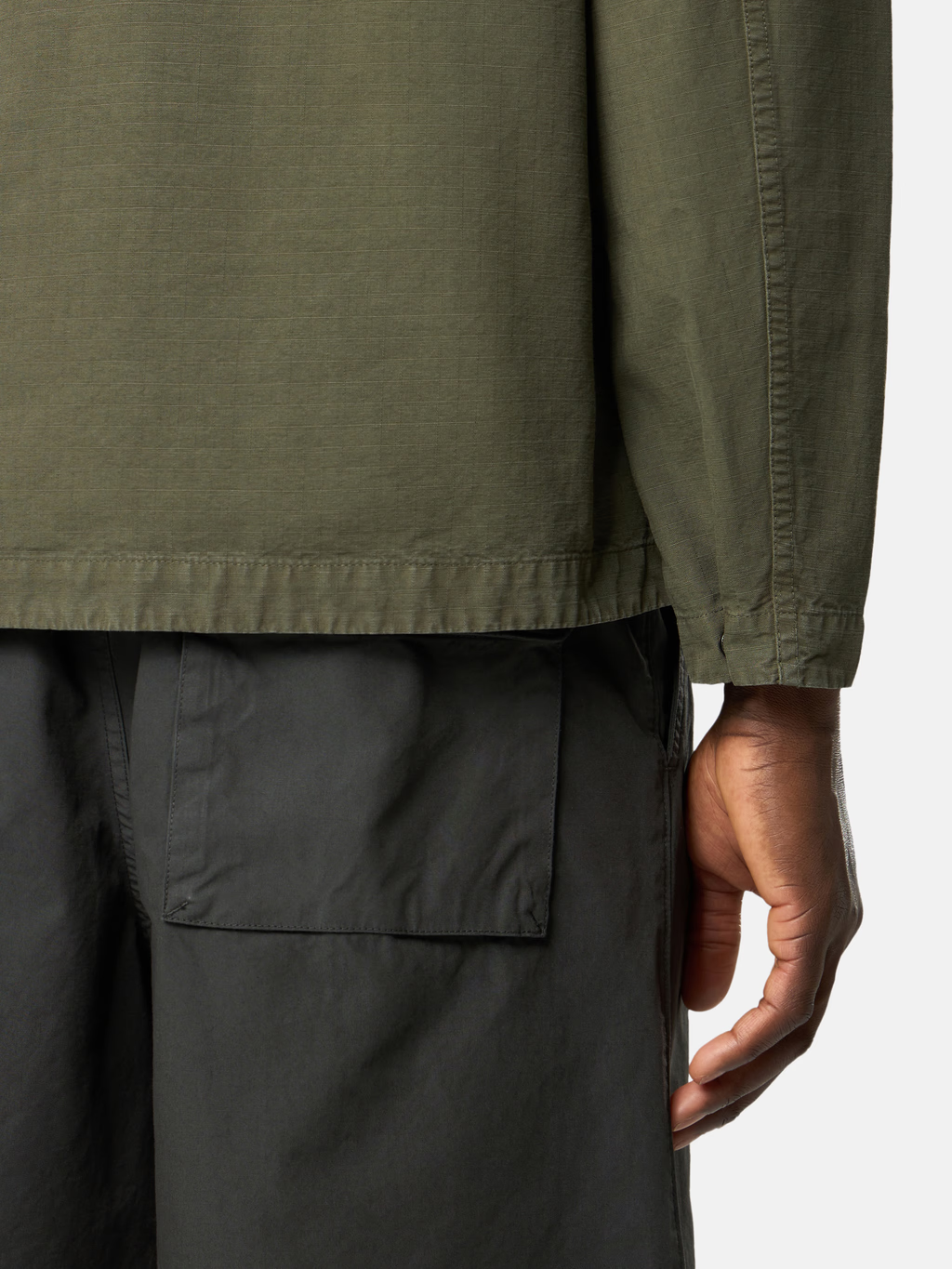 STONE ISLAND ORGANIC COTTON RIPSTOP