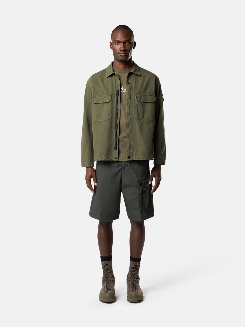 STONE ISLAND ORGANIC COTTON RIPSTOP