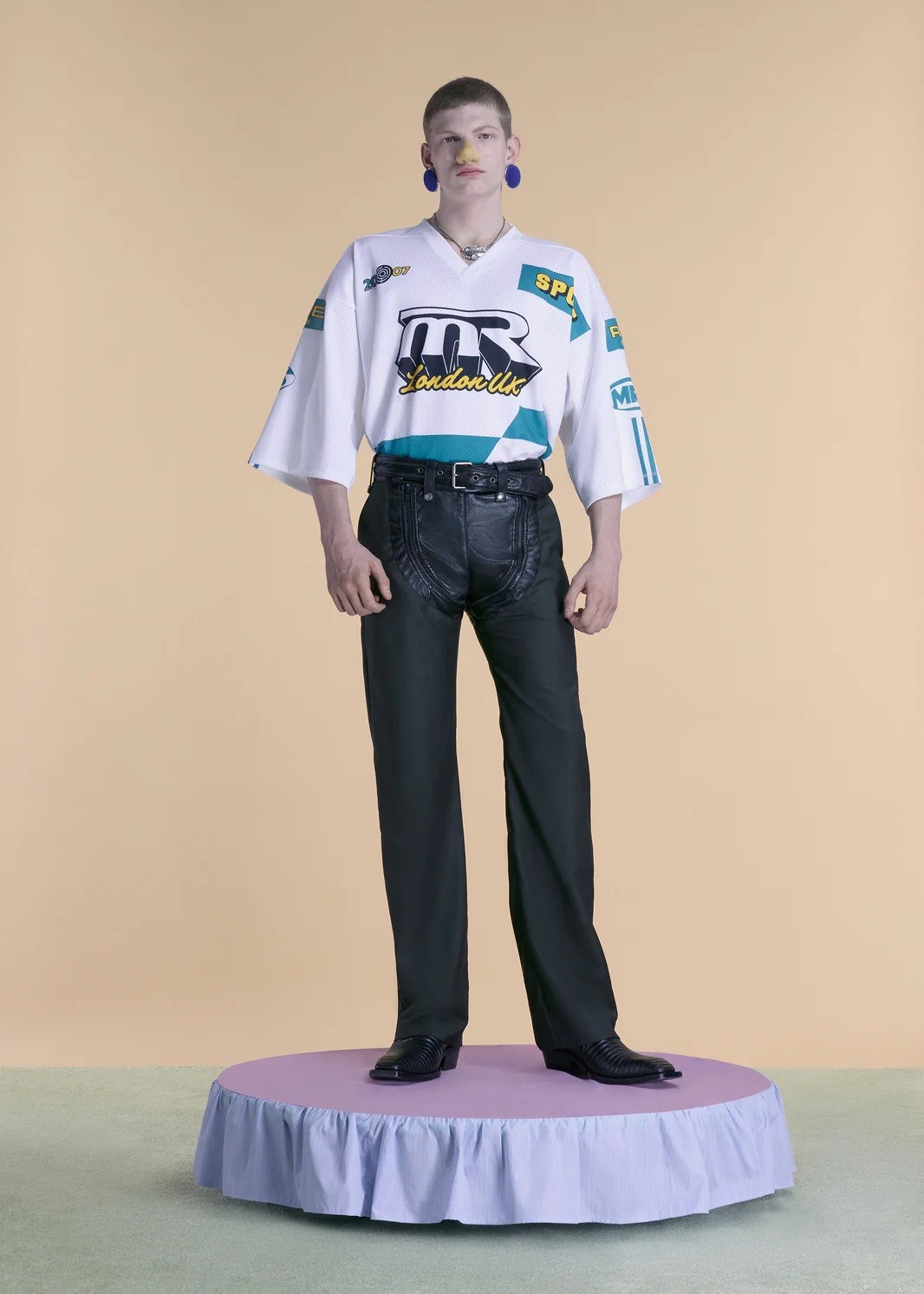 MARTIN ROSE OVERSIZED FOOTBALL TOP