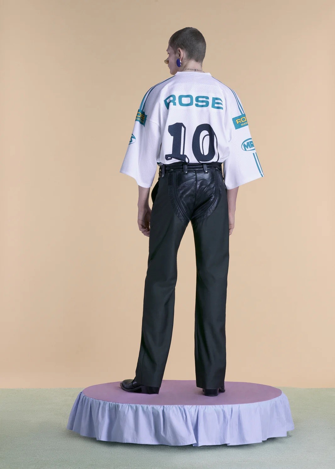 MARTIN ROSE OVERSIZED FOOTBALL TOP