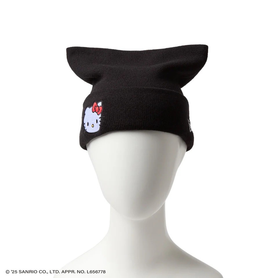 NEW ERA スクエアニット HELLO KITTY ハローキティ ブラック