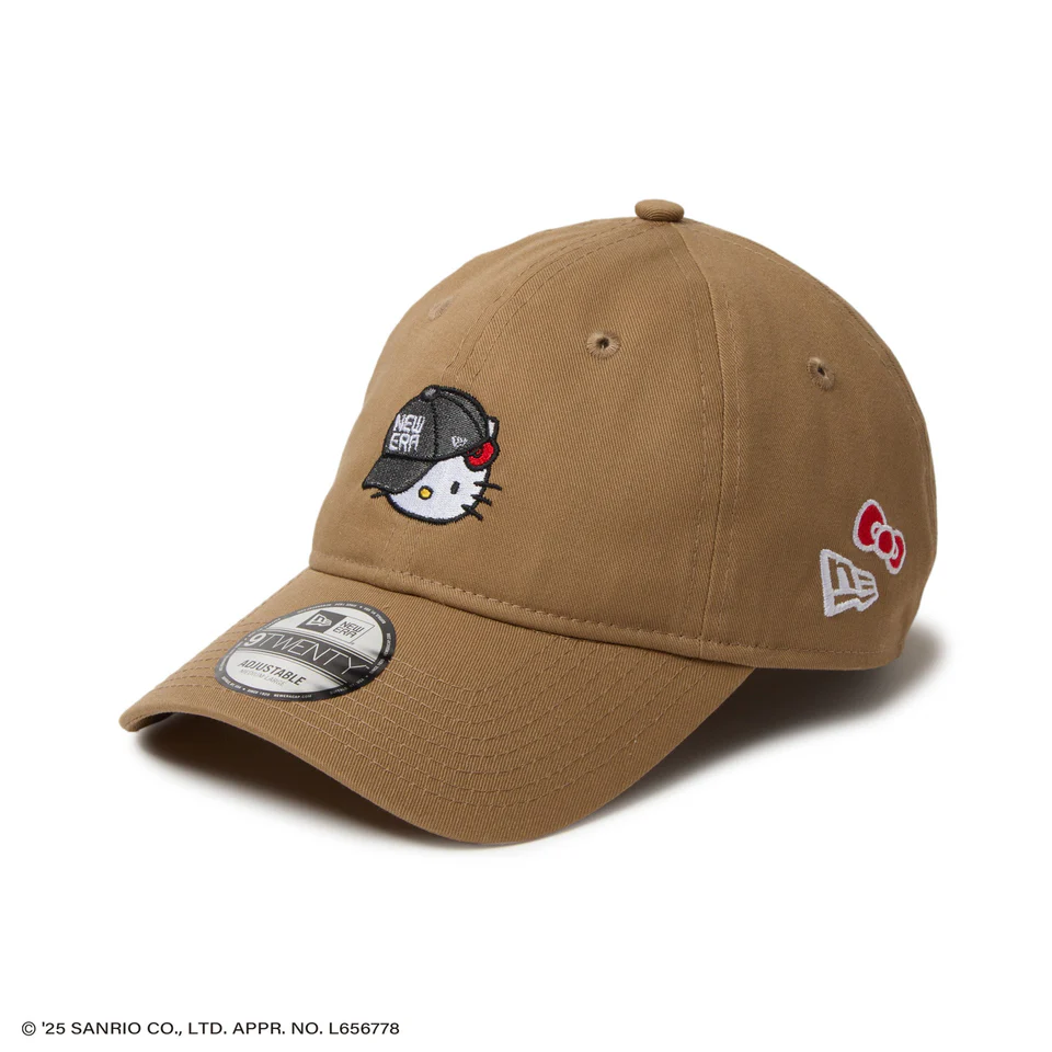NEW ERA 9TWENTY HELLO KITTY キャップ カーキ