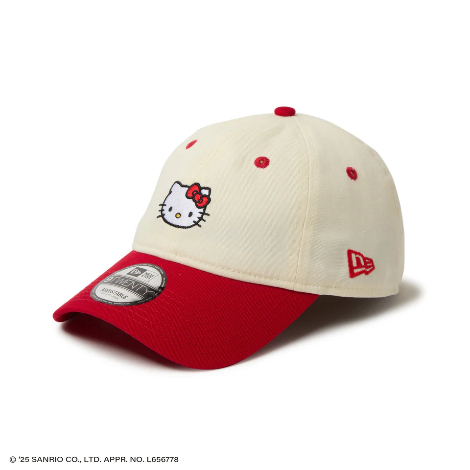 NEW ERA 9TWENTY HELLO KITTY ハローキティ クローム レッドバイザー