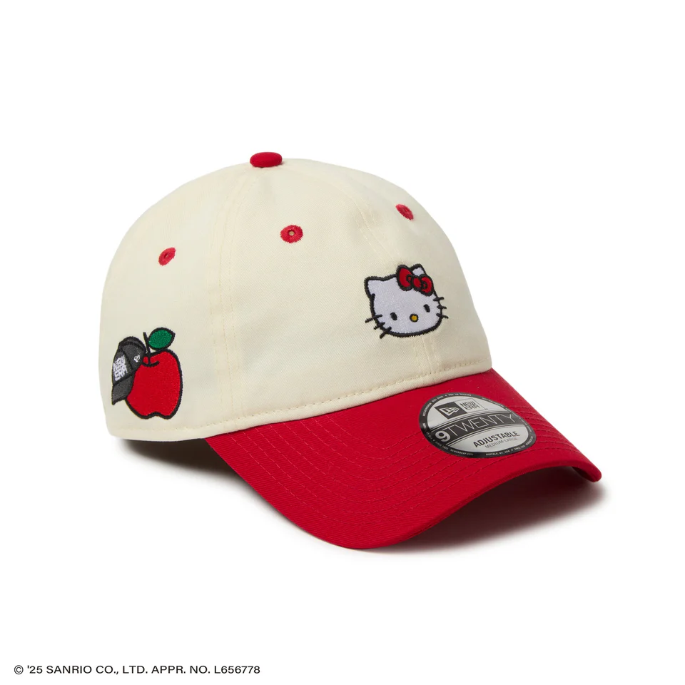 NEW ERA 9TWENTY HELLO KITTY ハローキティ クローム レッドバイザー