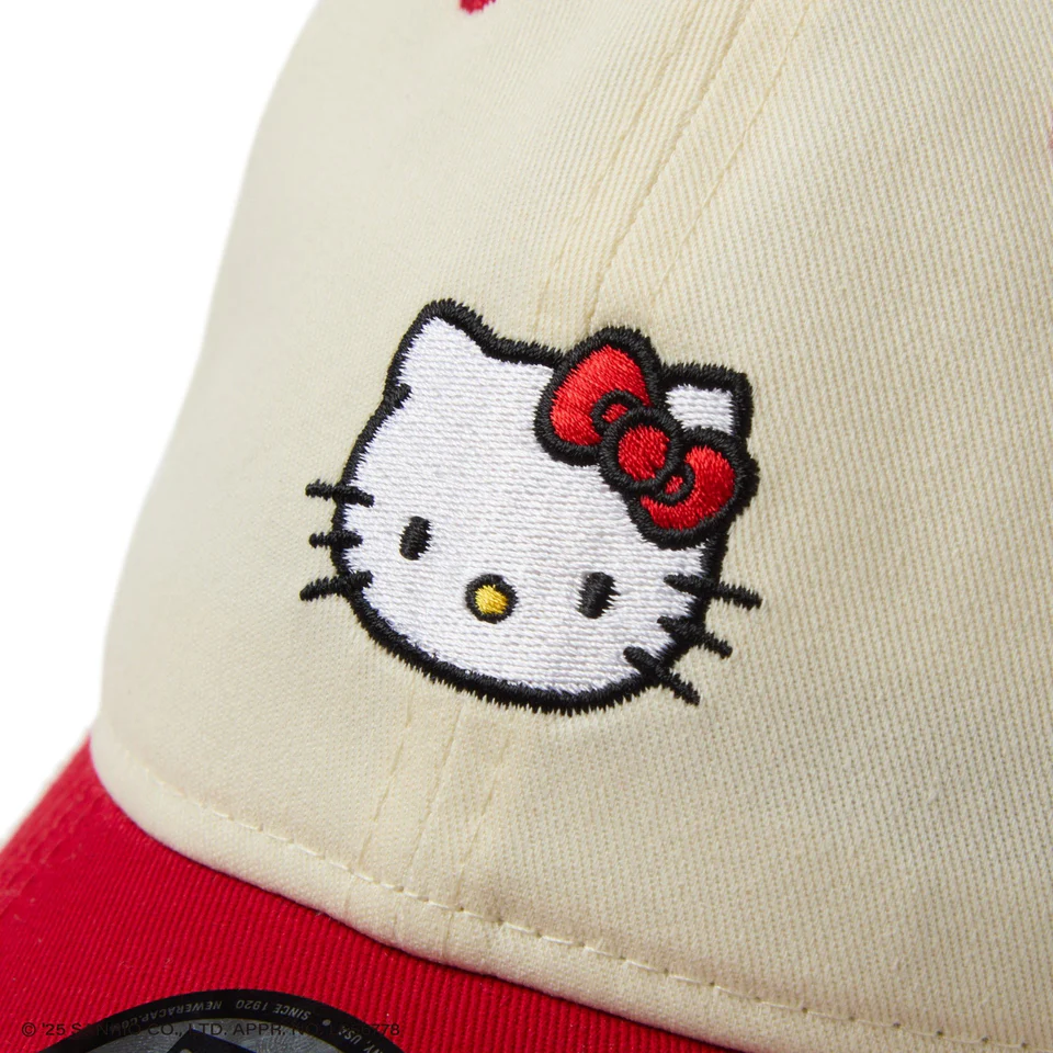NEW ERA 9TWENTY HELLO KITTY ハローキティ クローム レッドバイザー
