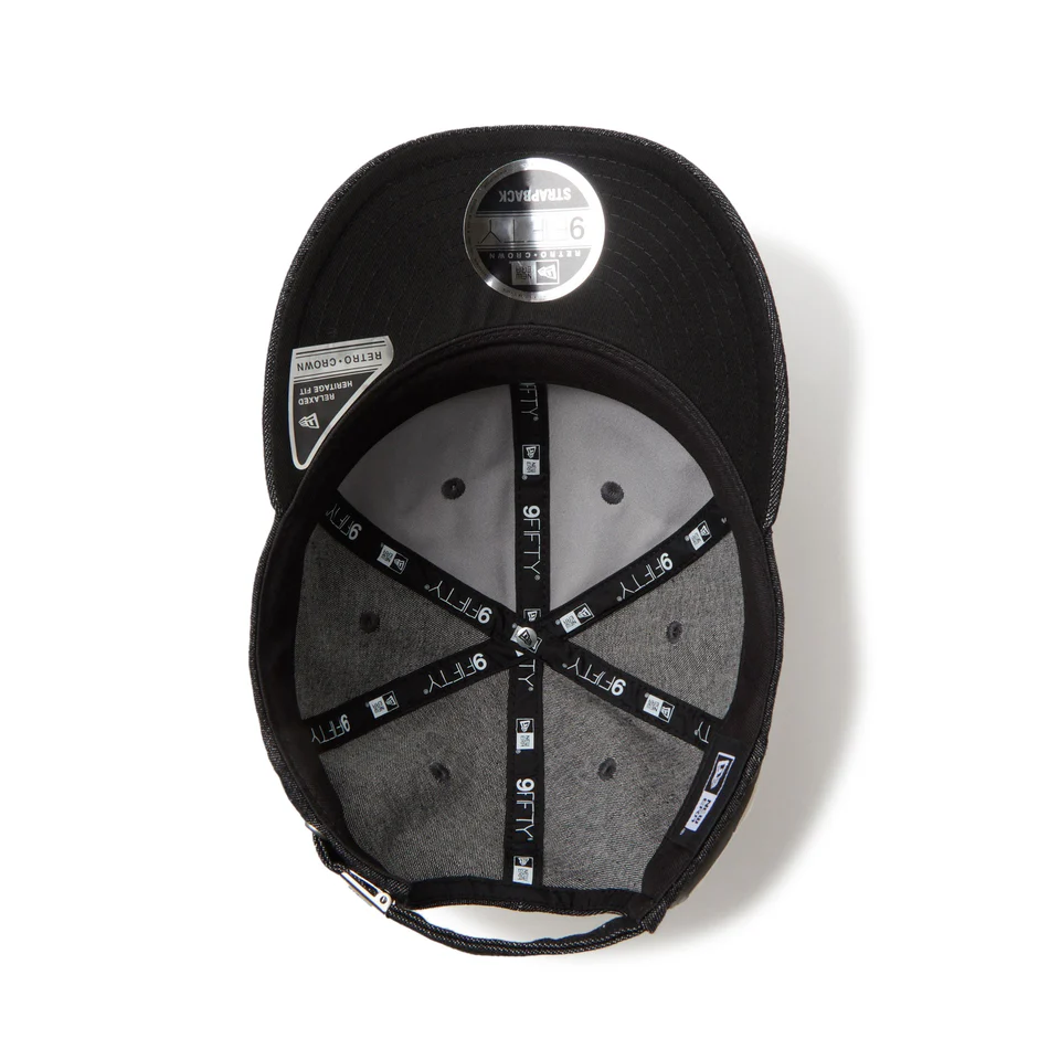 NEW ERA RC 9FIFTY プレカーブドバイザー MIYUKI ARIHARA am デニム ブラック