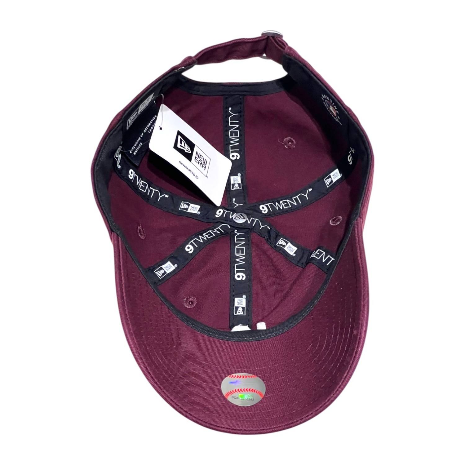 NEW ERA ACキャップ BURGUNRY ML