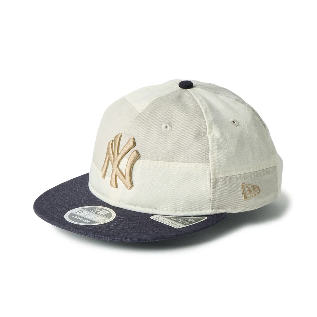 NEW ERA RC 9FIFTY ニューヨーク・ヤンキース Patchwork クロームホワイト/ネイビー