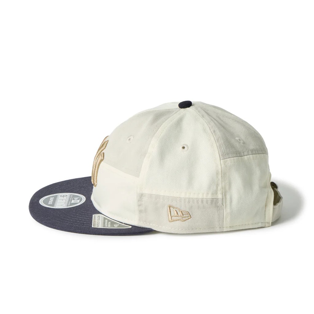 NEW ERA RC 9FIFTY ニューヨーク・ヤンキース Patchwork クロームホワイト/ネイビー