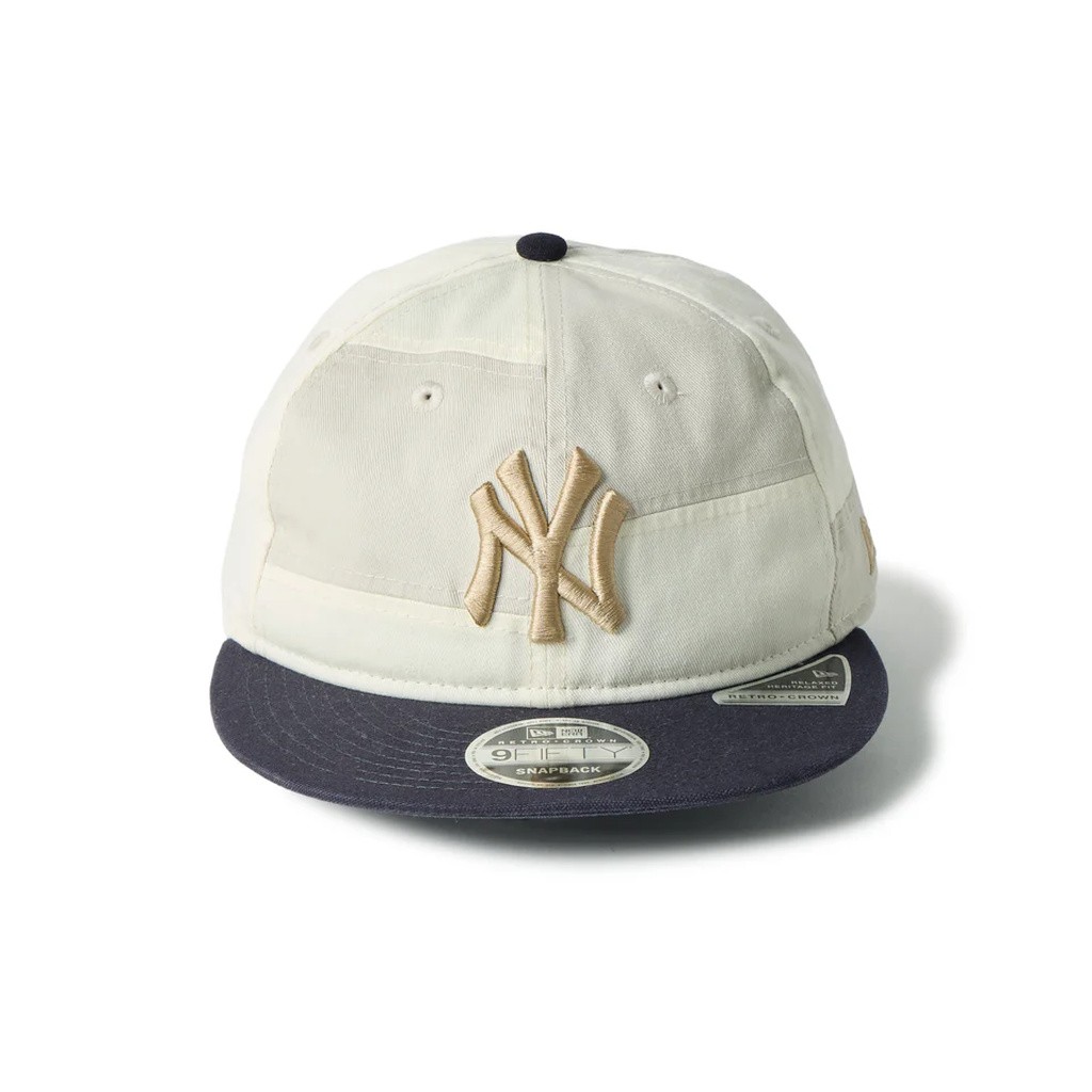 NEW ERA RC 9FIFTY ニューヨーク・ヤンキース Patchwork クロームホワイト/ネイビー