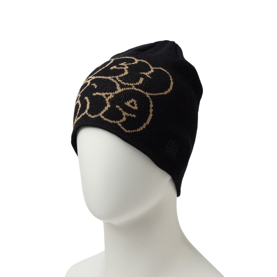 NEW ERA ベーシック ビーニー Cool Max Hollow Logo ジャガードロゴ ブラック