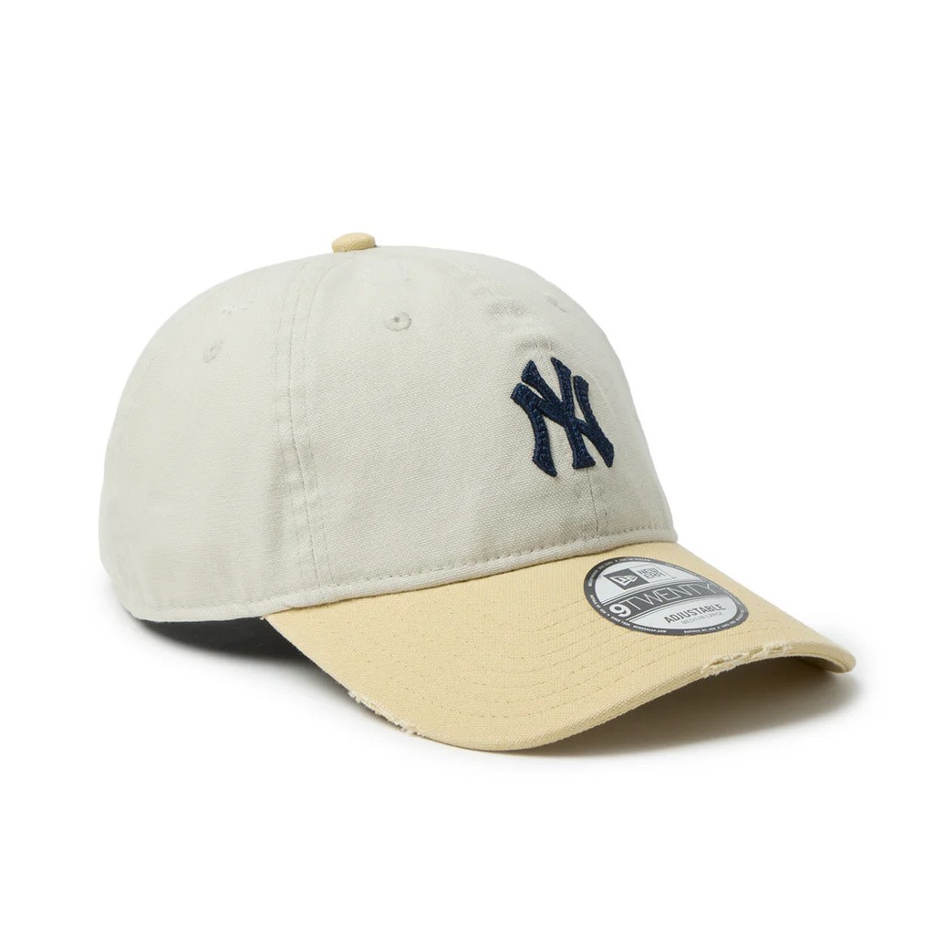 NEW ERA  9TWENTY ニューヨーク・ヤンキース クーパーズタウン Damaged Duck Canvas ストーン