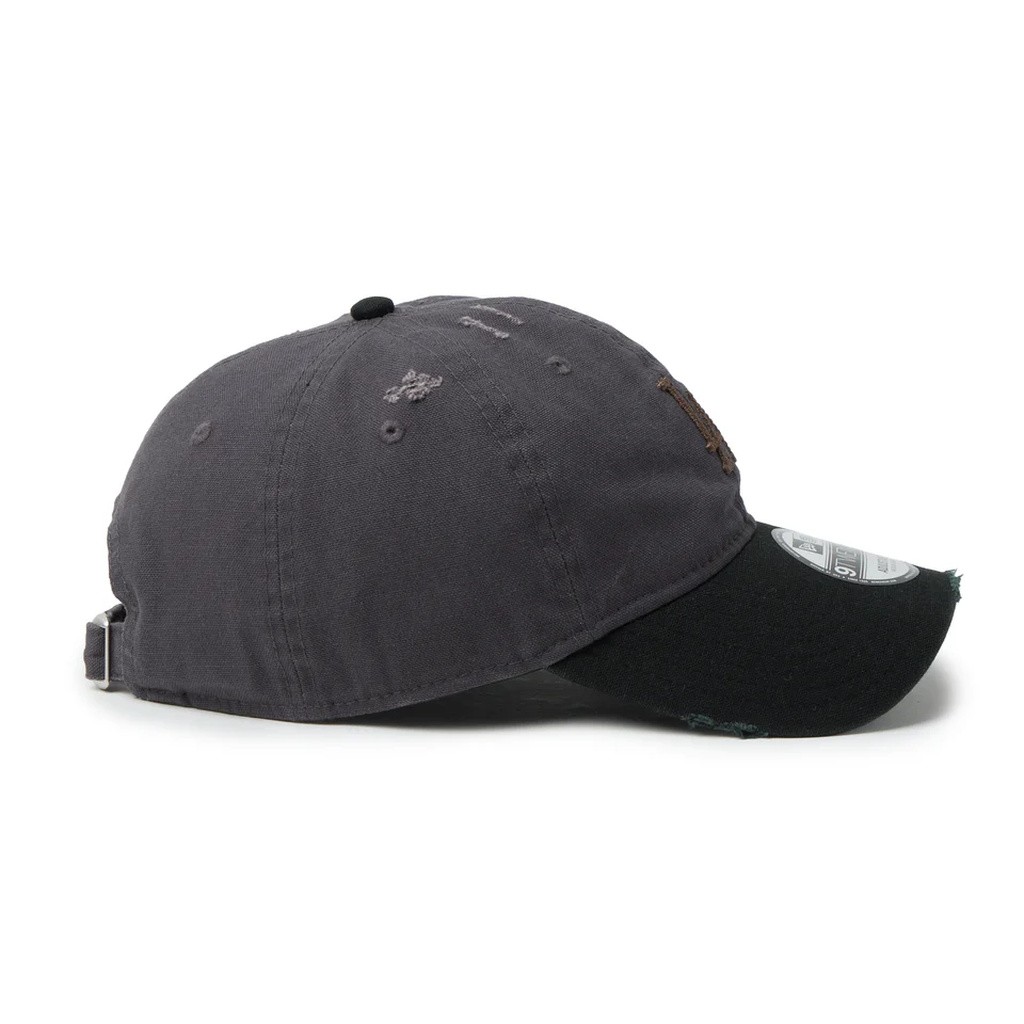 NEW ERA 9TWENTY ロサンゼルス・ドジャース クーパーズタウン Damaged Duck Canvas グラファイト/ブラック
