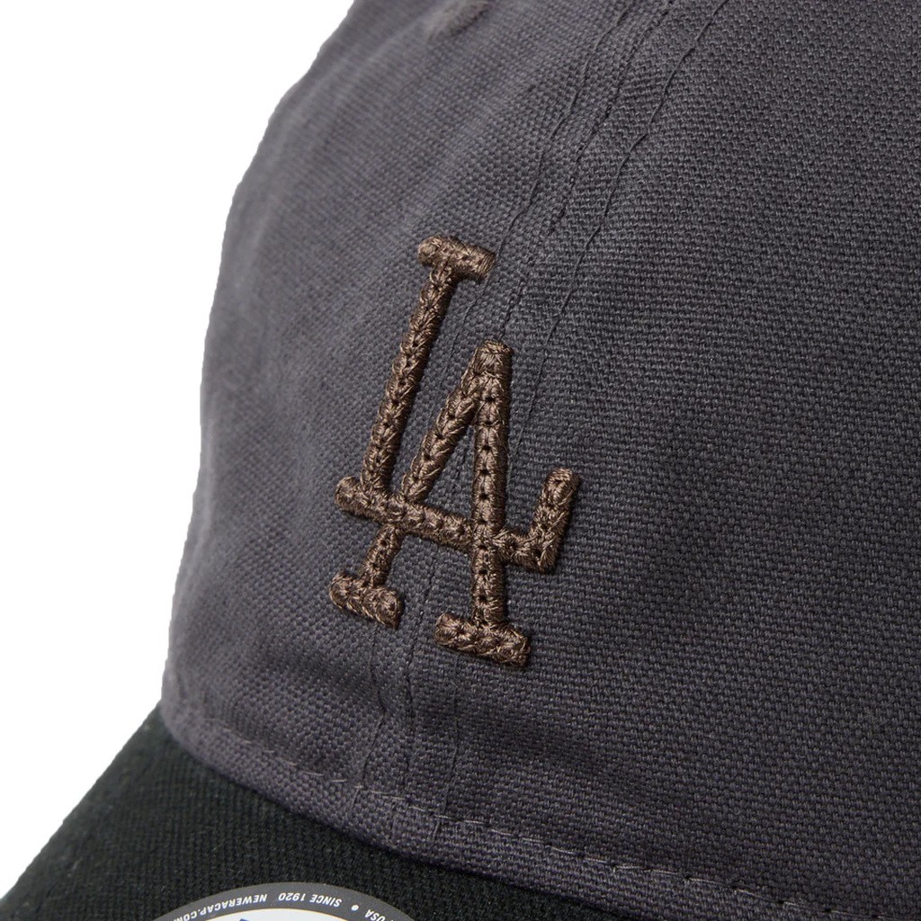 NEW ERA 9TWENTY ロサンゼルス・ドジャース クーパーズタウン Damaged Duck Canvas グラファイト/ブラック