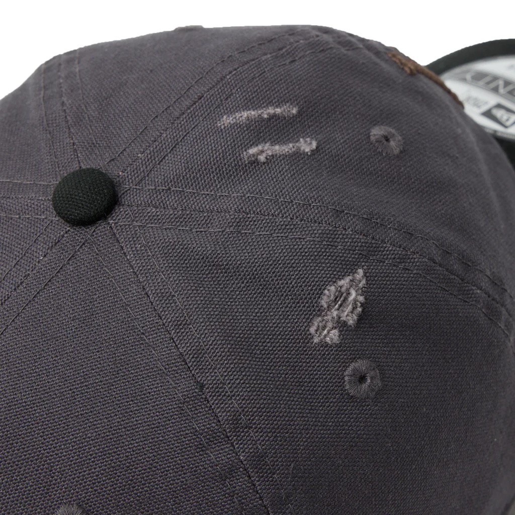 NEW ERA 9TWENTY ロサンゼルス・ドジャース クーパーズタウン Damaged Duck Canvas グラファイト/ブラック