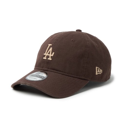 NEW ERA 9TWENTY ロサンゼルス・ドジャース クーパーズタウン Damaged Duck Canvas ブラウンスエード