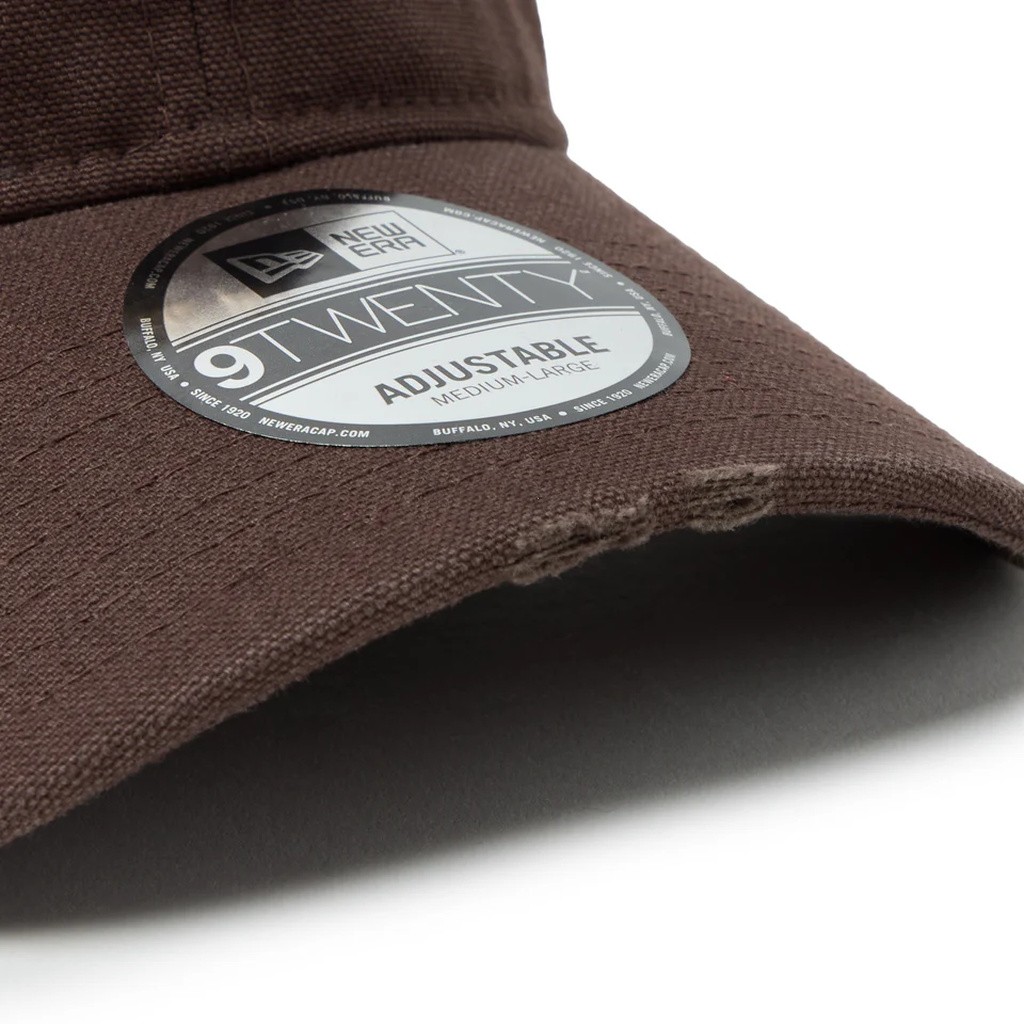 NEW ERA 9TWENTY ロサンゼルス・ドジャース クーパーズタウン Damaged Duck Canvas ブラウンスエード