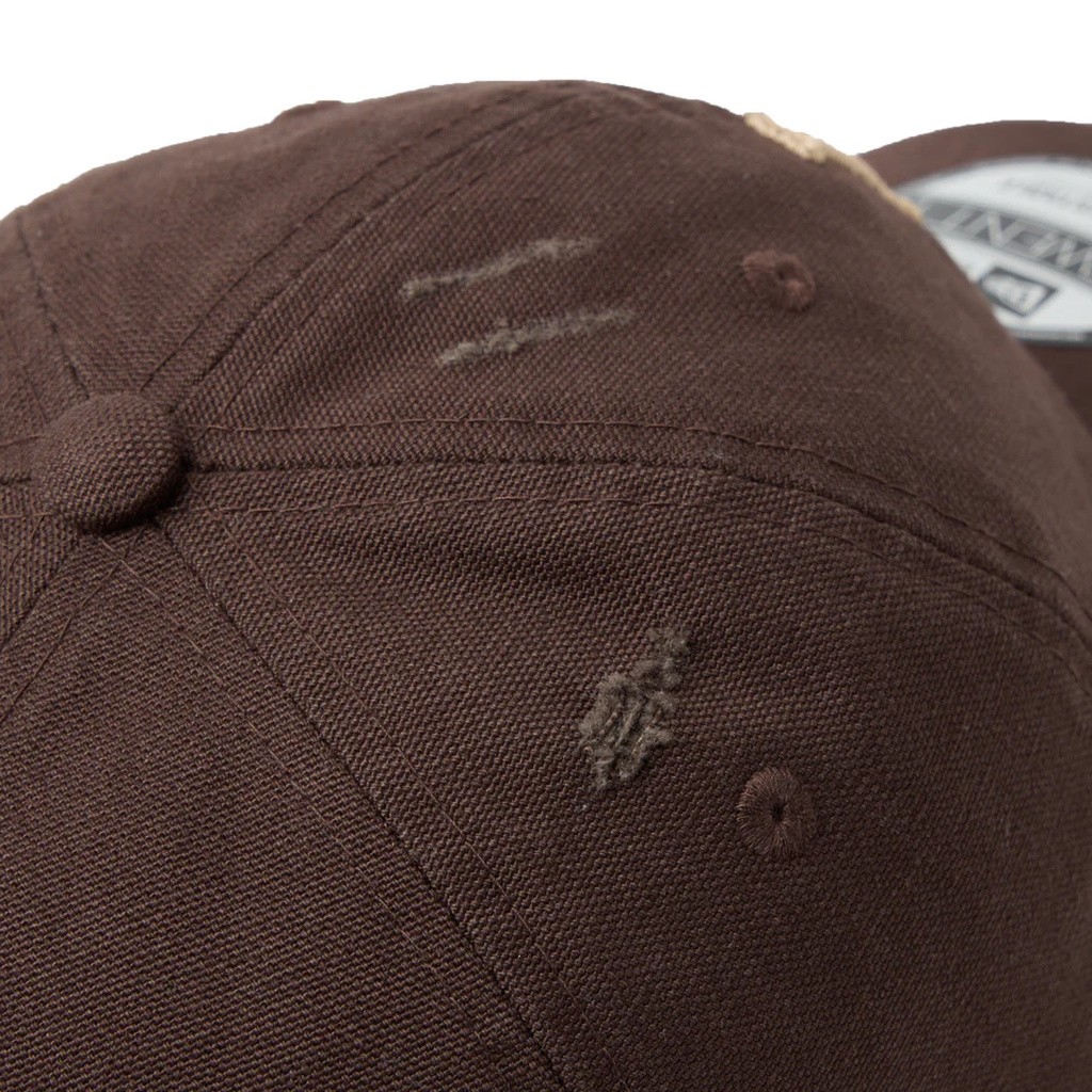 NEW ERA 9TWENTY ロサンゼルス・ドジャース クーパーズタウン Damaged Duck Canvas ブラウンスエード