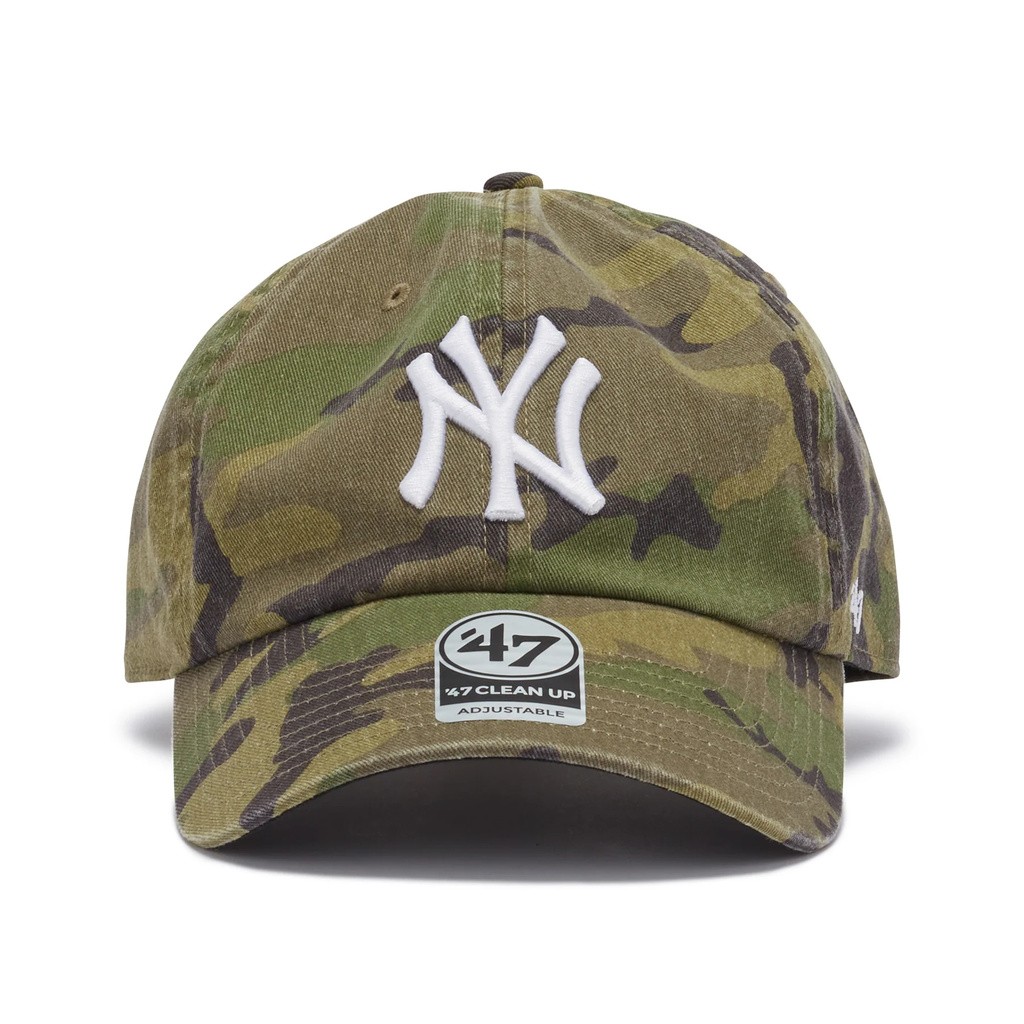 47 クリーンナップ ニューヨーク・ヤンキース MLB CAMO ウッドランドカモ