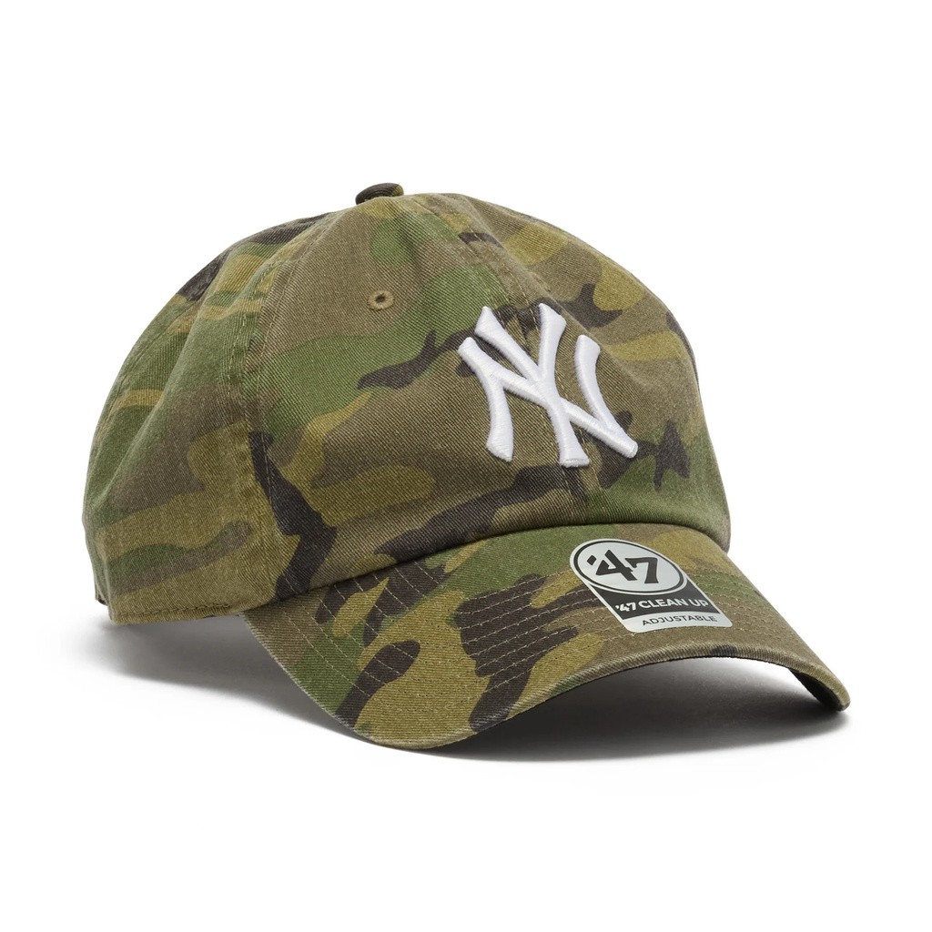47 クリーンナップ ニューヨーク・ヤンキース MLB CAMO ウッドランドカモ