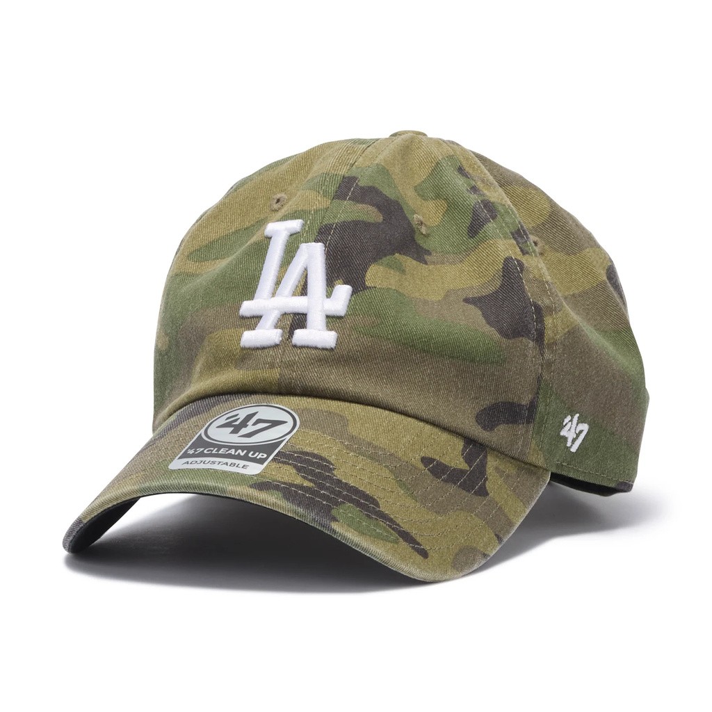 47 クリーンナップ ロサンゼルス・ドジャース MLB CAMO ウッドランドカモ