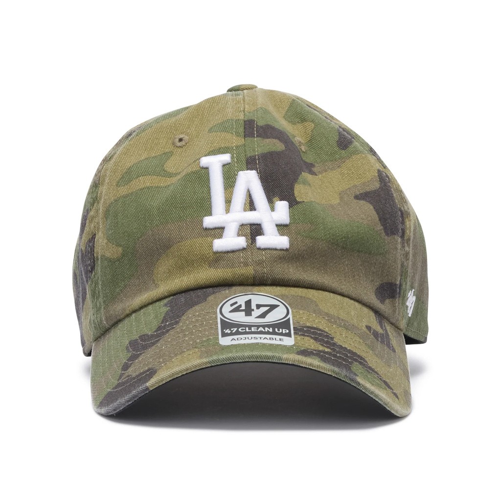 47 クリーンナップ ロサンゼルス・ドジャース MLB CAMO ウッドランドカモ
