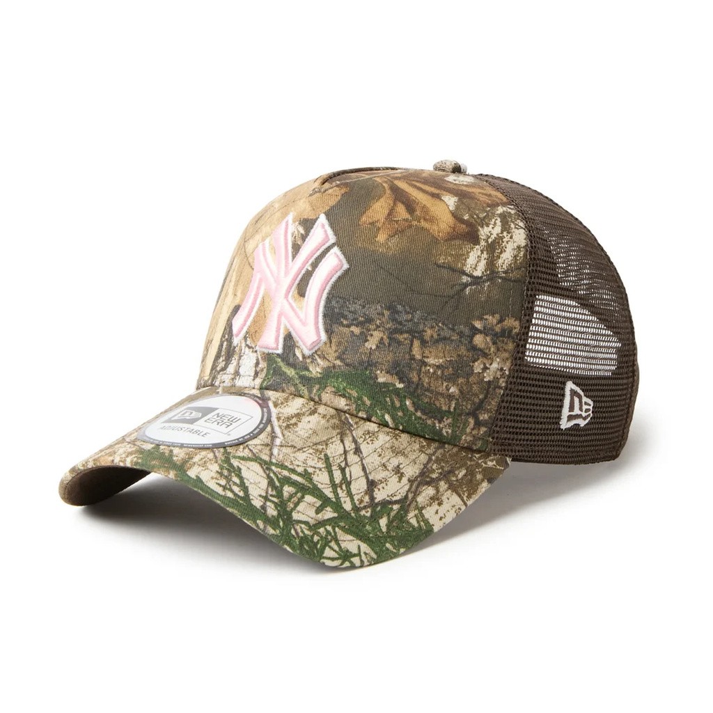 NEW ERA 9FORTY A-Frame トラッカー MLB Real Tree Camo ニューヨーク・ヤンキース