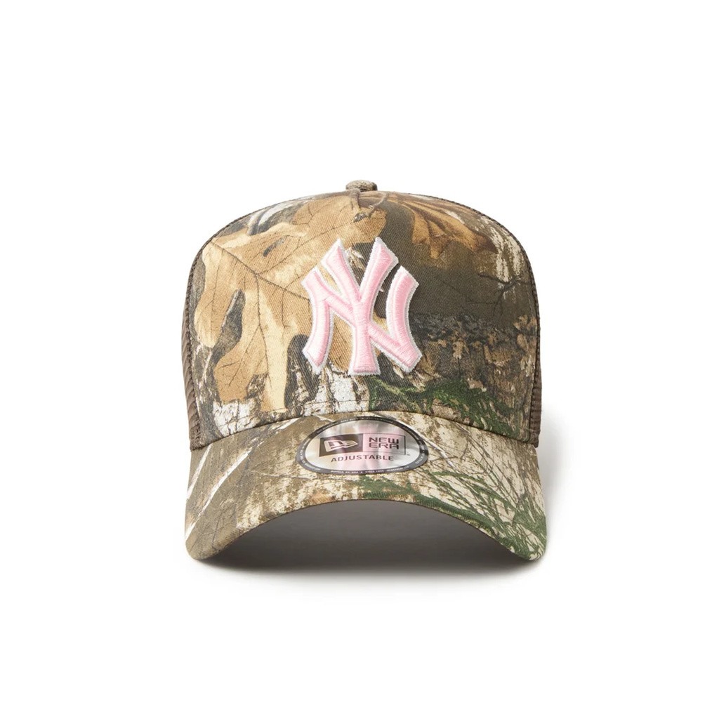 NEW ERA 9FORTY A-Frame トラッカー MLB Real Tree Camo ニューヨーク・ヤンキース