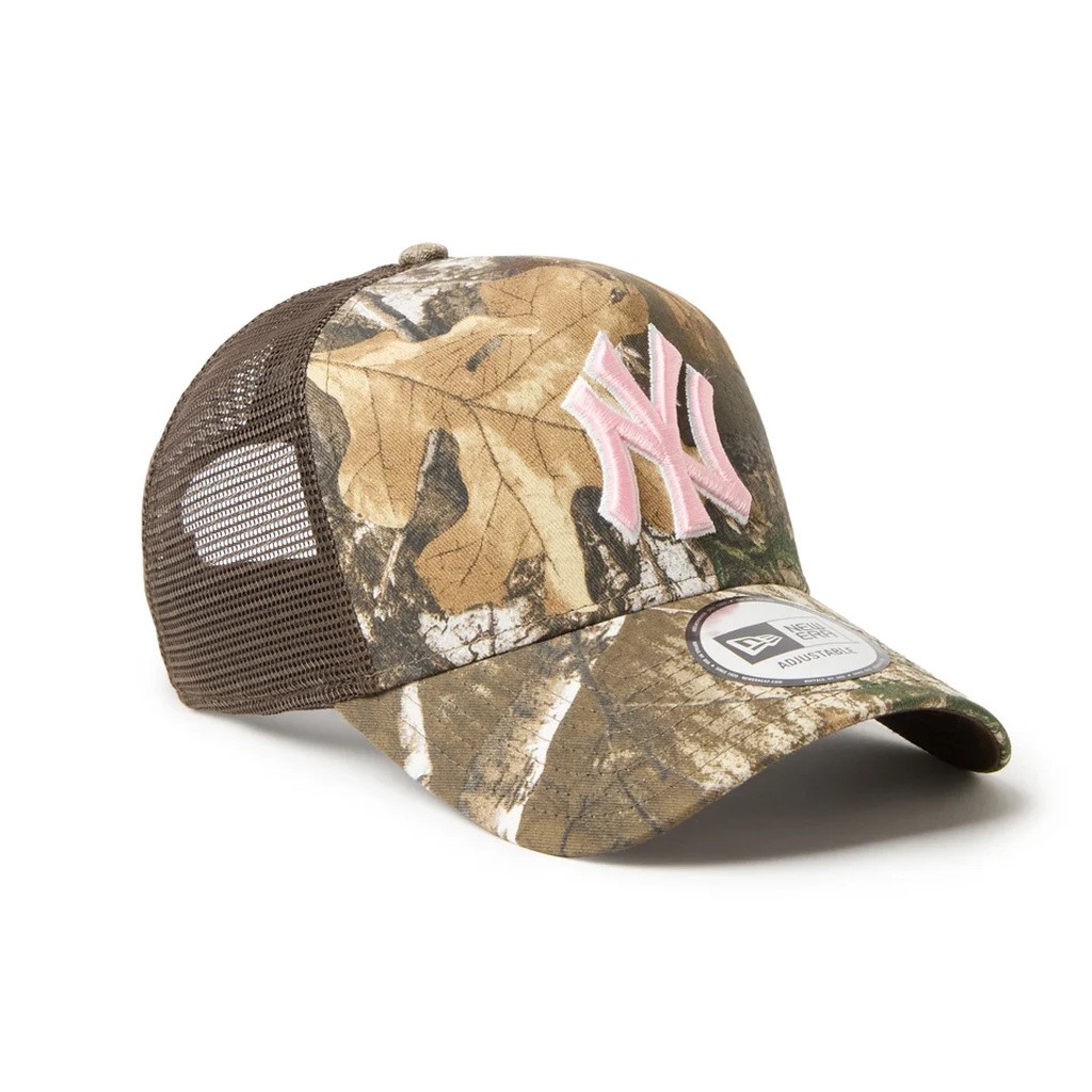 NEW ERA 9FORTY A-Frame トラッカー MLB Real Tree Camo ニューヨーク・ヤンキース